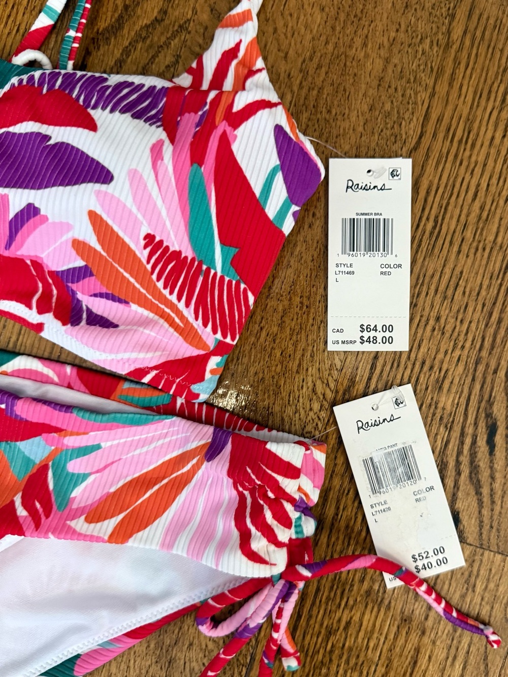 NWT Raisins Bikini - Picture 3 of 4
